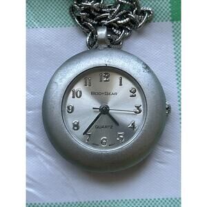 Body Gear Silver Tone Women’s Necklace Watch